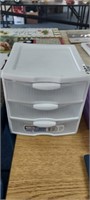 3 DRAWER PLASTIC ORGANIZER