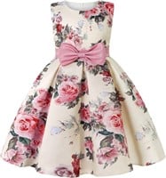 Floral Dress for Toddler Girls- size 100