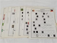 Lot Of Vtg Philippines Stamps