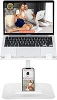 Laptop Stand for Desk & Bed with Phone Holder