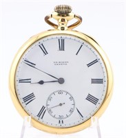 18k Gold Tiffany & Co Ed Koehn 21j Pocket Watch