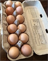 1 doz Fresh Unwashed Chicken Eggs