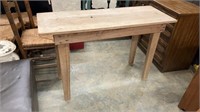 Light Wood Handmade Primitive Sofa Table Made From