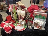 Large Christmas Lot of Decorations and other