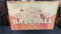 Large Baseball Decorative Sports Hanging Canvas