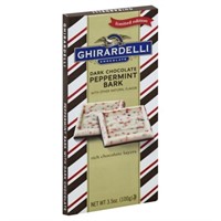 (4) Ghirardelli Dark Chocolate Peppermint Bark