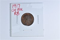 1917-RB LINCOLN WHEAT CENTS BU