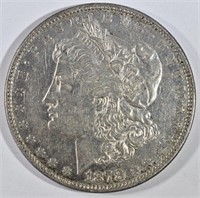 1878 8TF MORGAN DOLLAR AU
