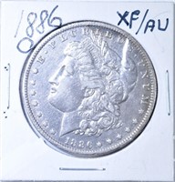 1886 O MORGAN DOLLAR XF/AU