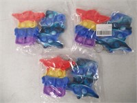 (3) Pop Fidget Yoda Toy 2pk, Multicolour & Blue