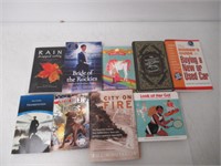"As Is" Lot Of Assorted Books, 9 Books