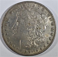 1891-CC MORGAN DOLLAR XF/AU