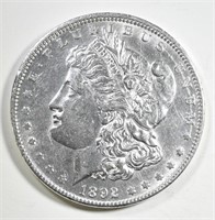 1892 MORGAN DOLLAR AU/BU