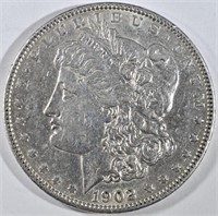 1902 MORGAN DOLLAR AU