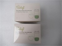 (2) Solight Easy Rinse & Drain Sprouting Lids For