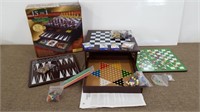 15 In 1 Wood Game Center: Chess, Mancala, Checkers