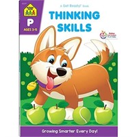 (4) School Zone Thinking Skills Workbook, Ages 3