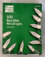 100 Warm White Mini LED Lights