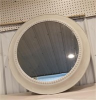 Large white Decorator mirror