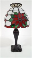 PartyLite Stained Glass Style Tea Light Lamp