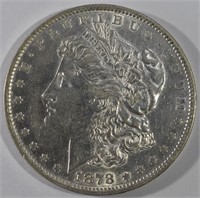 1878 7TF MORGAN DOLLAR CH AU