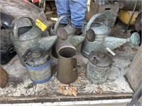 Galvanized Water & Oil Cans