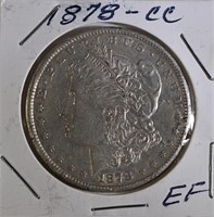 1878-CC MORGAN DOLLAR EF