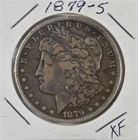 1879-S MORGAN DOLLAR XF