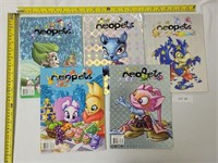 Lot of 5 Neopets Magazines Used Condition
