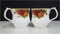 2 Royal Albert "Old Country Roses" Tea Cups