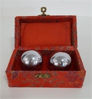 Vintage Chinese Iron Baoding Health Balls