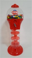 Tall 17.5" Spiral Double Bubble Gumball Machine