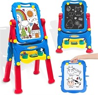 Easel for Kids, Double Sided Dry Erase Board
