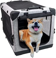 ULN-Totoro ball folding dog crate kennel