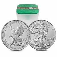 2023 US Mint American Eagle Silver Dollar Roll
