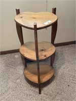 Tiered Wooden Side Table