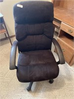 Rolling Black Cloth Office Chair