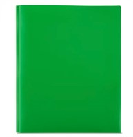 32PK Pen Gear 3-Prong Poly Folder Green