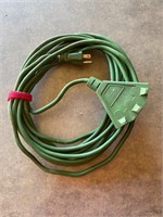Green 3 way cord