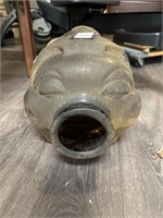 Glass pig jug