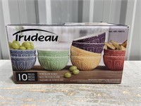 10 Piece Trudeau Porcelain Bowls
