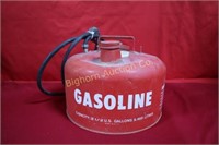 Metal 2 1/2 Gallon Boat Gas Can