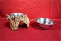 Custom Wooden Pet Bowl Stand