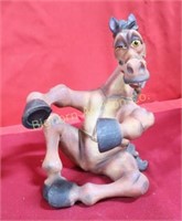 Horse Wine Holder Resin Approx. 9.5" tall