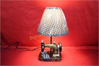 Sewing Machine Table Lamp Approx. 16" tall