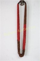 Red Coral & Amber Bead 22" Necklace