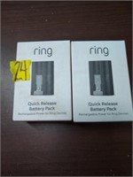 2 Ring Quick Release Battery Packs