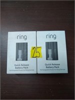 2 Ring Quick Release Battery Packs