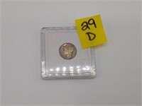 1938 Mercury Silver dime