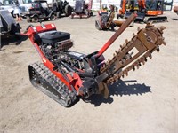 Barreto 1624-D Walk Behind Tracked Trencher
